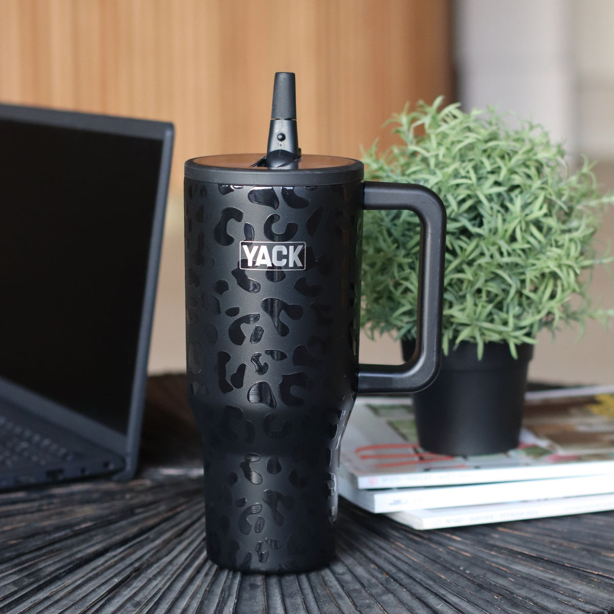 Gobelet Yack 90cl Léopard noir
