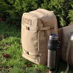 Sac à dos en tissu beige