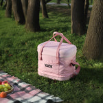Sac isotherme rose - grand modèle